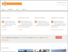 Tablet Screenshot of paseoacaballo.com